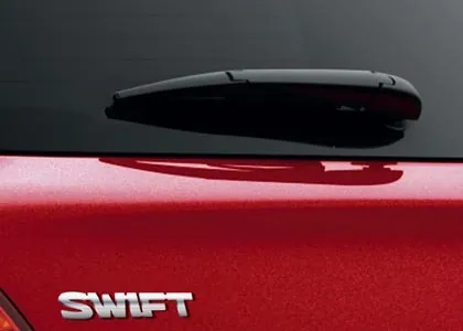 products/Automobiles/New Swift/Key Features/4. Rear Wiper New Emblem.webp